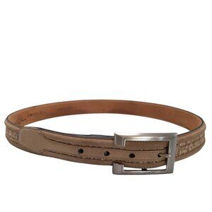 Tommy Bahama Neutral Leather Belt Large